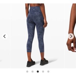 LULULEMON NWT Wunder Train HR Crop 21”